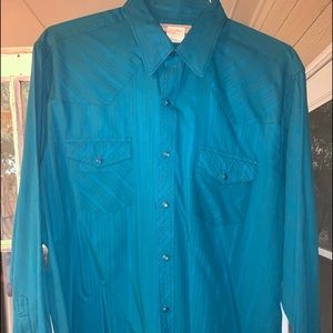 Men’s Wrangler XL Pearl snap shirt